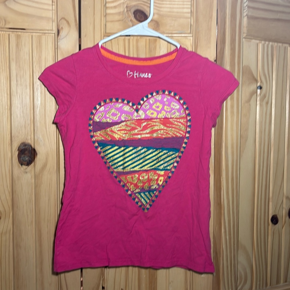 Pink heart shirt